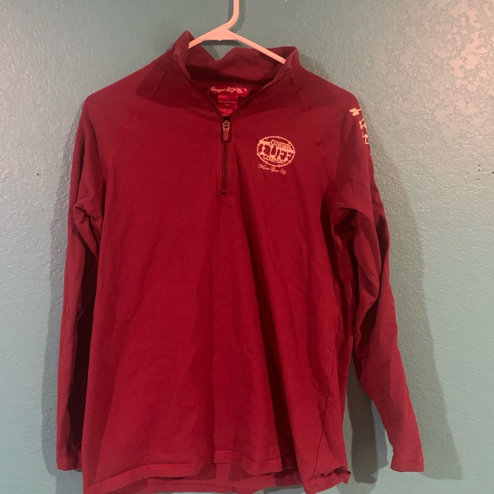 half zip sweatshirt